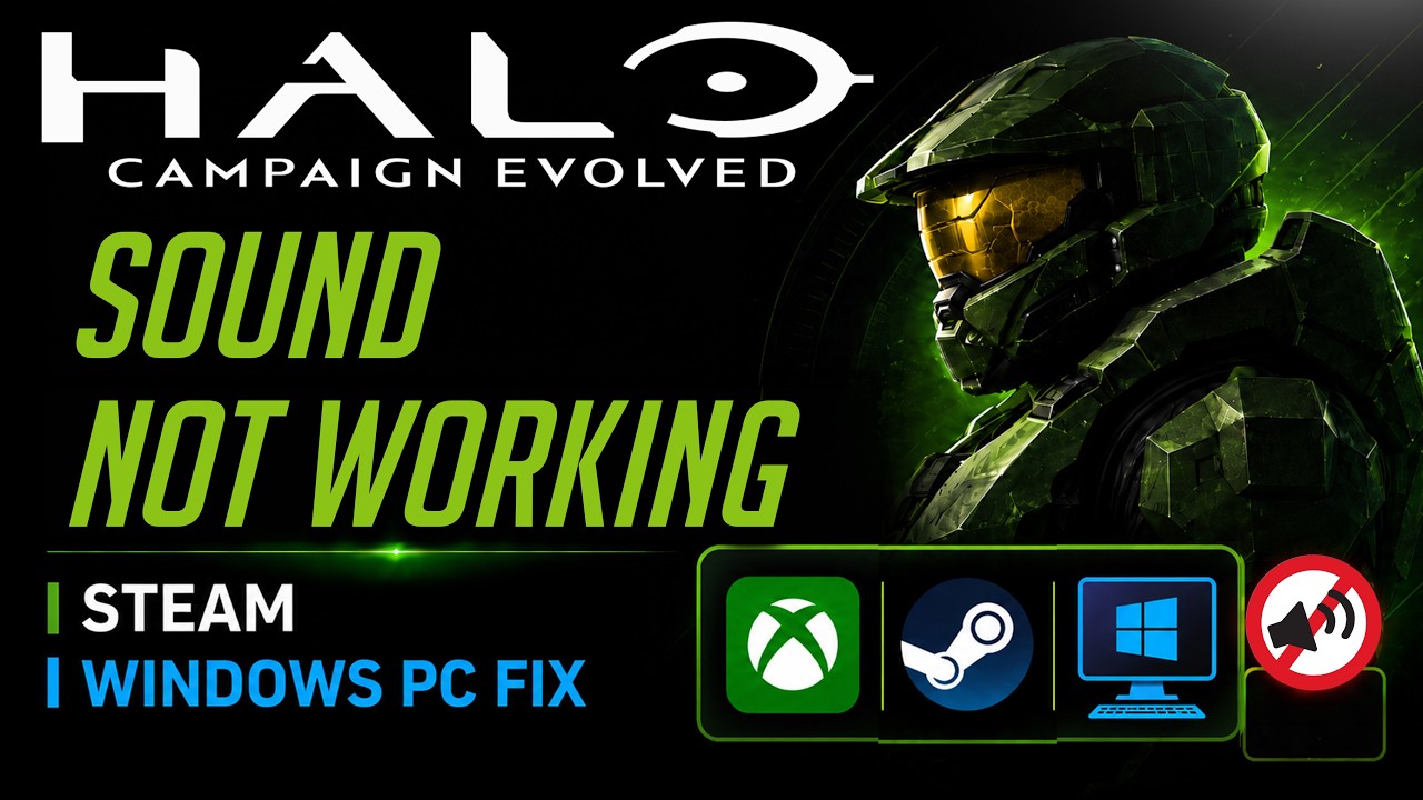Halo Campaign Evolved | FIX: Audio Not Working, Crackling, Stutter & Muffled Sound PC