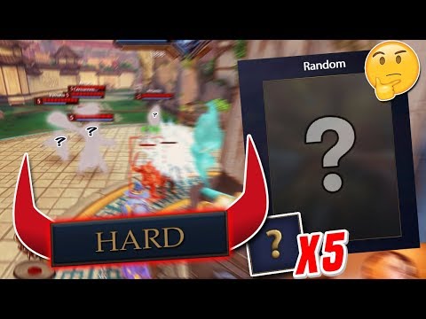 Smite: 1v5 RANDOM 'HARD' BOTS CHALLENGE!