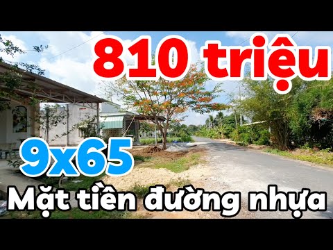 Đất đẹp 9x65 có thổ cư giá 810 triệu gần Chợ Long Giang xã Long Thuận Tây Ninh cách TPHCM 70km