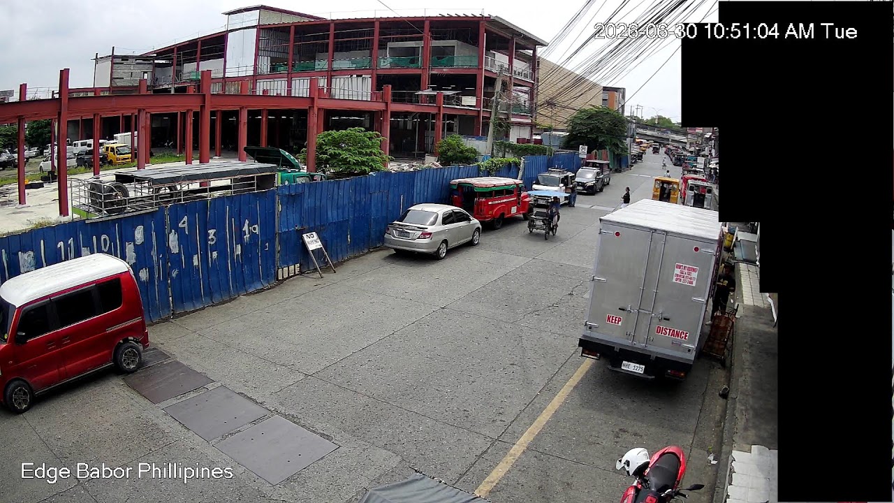 Live webcam view of Frente del Mercado de Agdao Cam 6