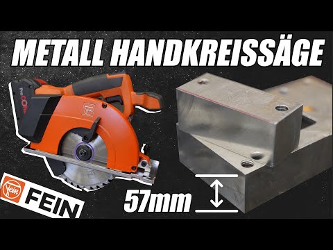 57mm STAHLPLATTEN TRENNEN! Unglaubliche Schnittleistung | FEIN F-IRON CUT 57 AS