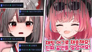 비몽사몽인 상태로 꿈인줄 알고 시로선배 방송에서 엄청나게 어그로를 끌어버린 나나 ㅋㅋㅋㅋ