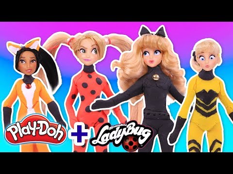 👑 DISNEY PRINCESSES into the CHARACTERS from MIRACULOUS LADYBUG! 🐞Toy Transformations