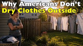 Why Americans REFUSE to Dry Clothes Outside
