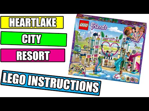 LEGO HEARTLAKE CITY RESORT INSTRUCTIONS - FRIENDS - LEGO 41347
