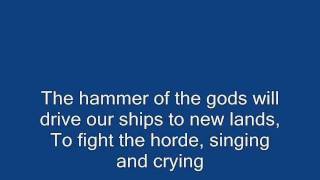 Led Zeppelin Immigrant Song Lyrics.
