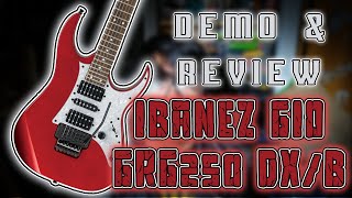 Video thumbnail for Ibanez Gio GRG 250 DX/B - Review/Demo - "High end" Ibanez Gio? by Juanter