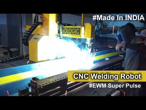 CNC Welding Robot | EWM super pulse welding | Force ARC mode| Robologic