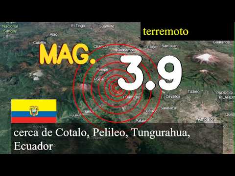 Terremoto cerca de Cotalo, Pelileo, Tungurahua, Ecuador actualizaciones en vivo hoy: Terremoto de m