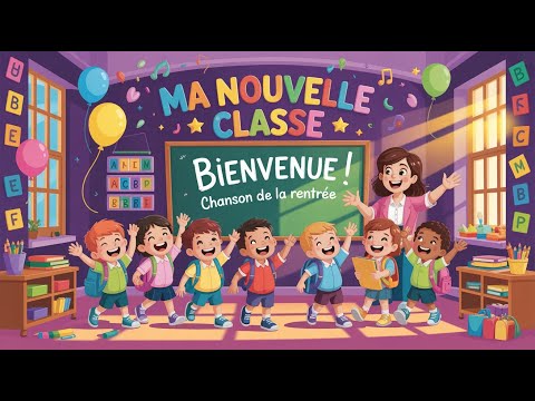 🎶🎵 Chanson de la Rentrée Scolaire – Ma Nouvelle Classe | Comptine Enfant