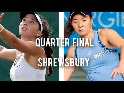 Eva Lys (Germany) VS Yuriko Miyazaki (Great Britain) | W100 Shrewsbury 2022 | Quarter Final