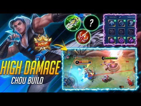 SUPER HIGH DAMAGE CHOU BUILD IS HERE! CHOU BEST BUILD | MLBB