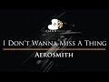 Aerosmith - I Don't Wanna Miss A Thing - Piano Karaoke / Sing Along Cover with Lyrics