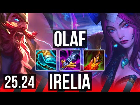 OLAF vs IRELIA (TOP) | Good KDA: 15/1/7 | KR Master | 25.24