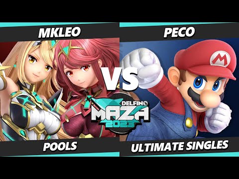 Delfino Maza 2023 - MkLeo (Pyra Mythra) Vs. Peco (Mario) Smash Ultimate - SSBU