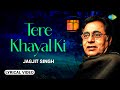 Tere Khayal Ki Jagjit Singh Ghazals Gulzar Lyrical Video Ghazal Collection Sad Ghazals