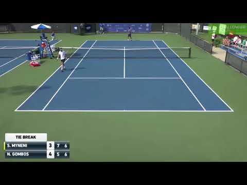 Saketh Myneni vs Norbert Gombos - Lexington Challenger - 2018