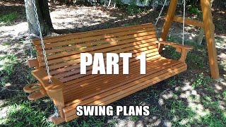 Building a Porch Swing Design with Plans and Patterns