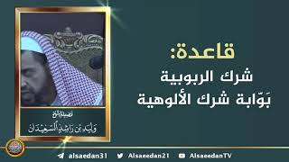 صورة قاعدة: شرك الربوبية بوابة شرك الألوهية