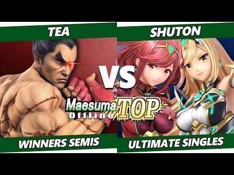MaesumaTOP#7 Winners Semis - Tea (Kazuya) Vs. Shuton (Pyra Mythra, Olimar) SSBU Ultimate Tournament