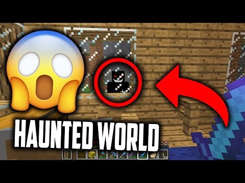 NEVER download this SCARY world!  (Minecraft Haunted world)