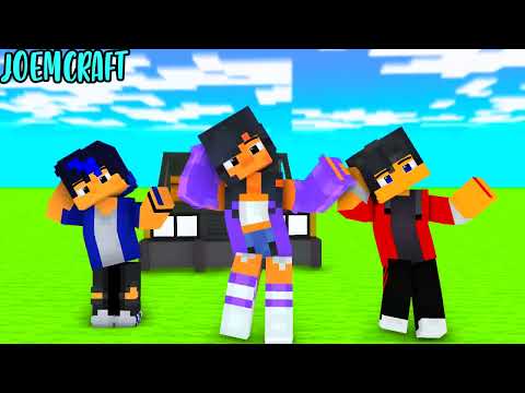 APHMAU & AARON GOT MAD | SHUFFLE DANCE - Minecraft Animation