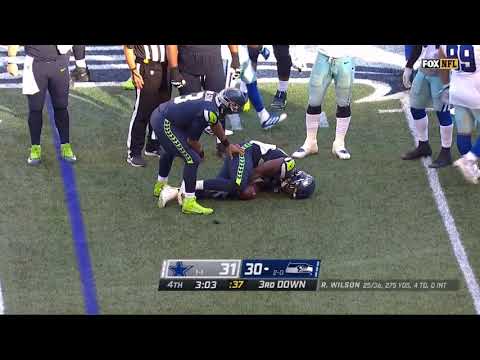 Chris Carson Leg Injury (Dirty Play) |NFL Week 3