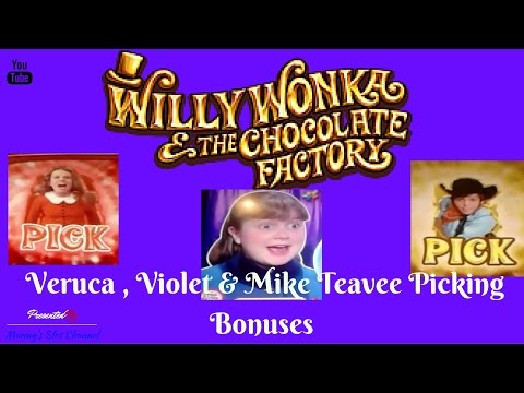 WMS - Willy Wonka and The Chocolate Factory : 3 Picking Bonuses