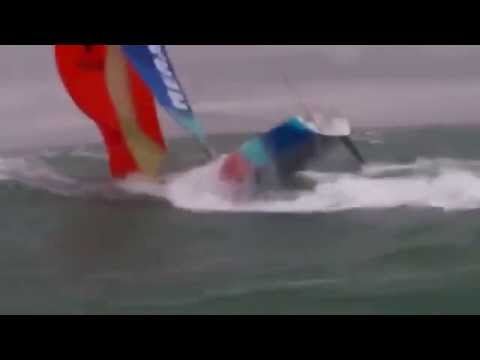 Figaro Capsizes While Sailing Downwind