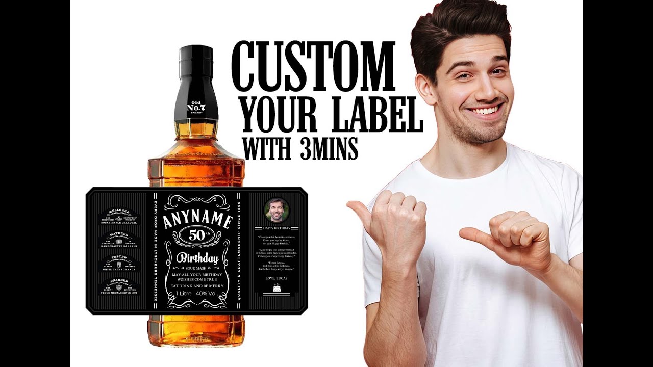 Custom Label for Jack Daniel's 70CL
