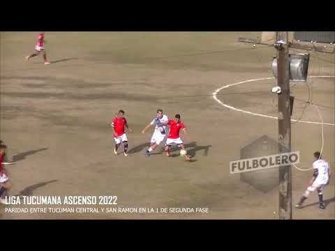LIGA TUCUMANA ASCENSO 2022: Igualdad entre Tucuman Central y San Ramón en la fecha 1 de la fase 2