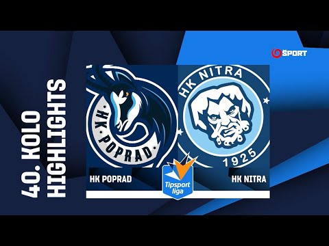40. kolo: HK Poprad - HK Nitra 2:5 (0:1, 1:2, 1:2)