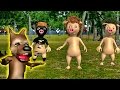 La Canción del Cuento de Los 3 Cerditos y El Lobo Feroz - Videos Para Niños - Lunacreciente