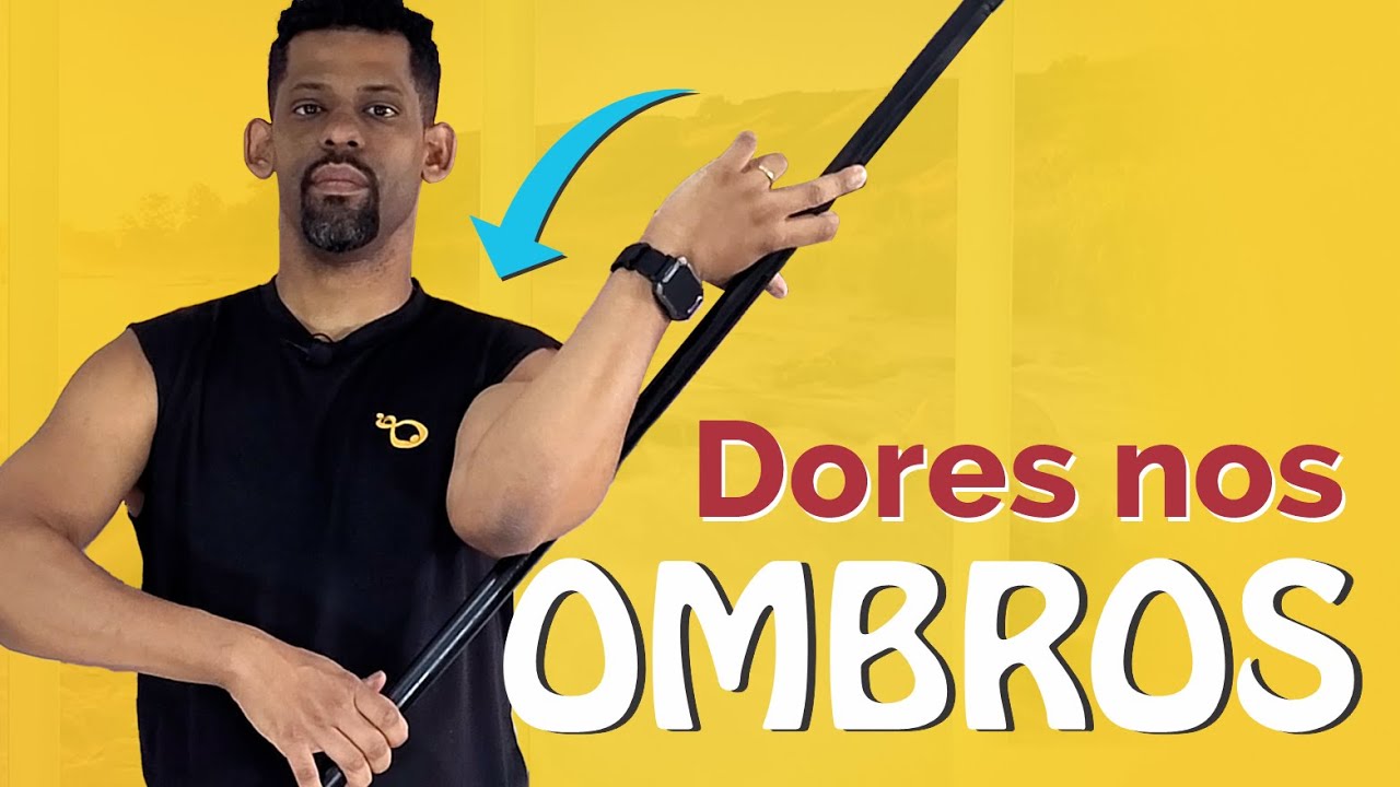 Alivio DOR NO OMBRO - Exercícios de Mobilidade Articular e flexibilidade - músculos manguito rotador