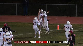 Highlights: North Haven 41, Fitch 22 in Class MM football quarterfinal