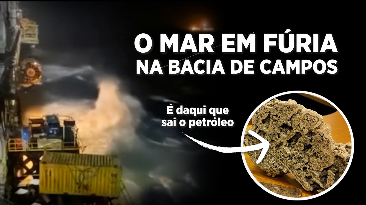 Bacia de Campos: mar em fúria, mergulho profundo e luz misteriosa