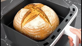 4 Ingredients! No knead bread! Everyone can make this homemade bread!