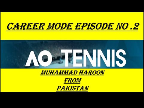 MY FIRST TOURNAMENT START. AO TENNIS IOS CAREER MODE EPISODE NO 2 (3 SETS)(3 GAMES)