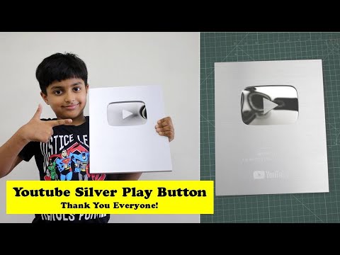 मेरा YOUTUBE SILVER PLAY BUTTON आ गया - Unboxing |...