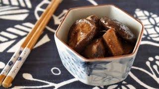 How to Make Simmered Bonito Chunks and Shiitake Mushrooms (Recipe) カツオと椎茸の甘辛煮 (簡単常備菜 レシピ)