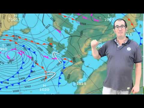 Vídeo: Dirección e forza do vento. Aprendendo a ler as isóbaras