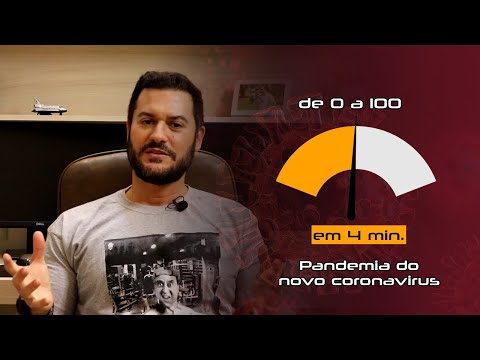 De 0 a 100 em 4 minutos - Pandemia do novo coronavirus - Prof. Dickson Cosseti