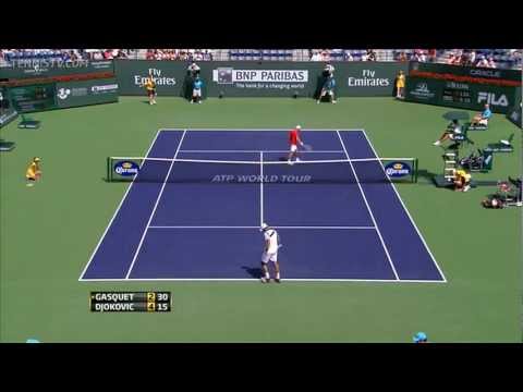 Djokovic vs Gasquet Indian Wells QF 2011 (HD)