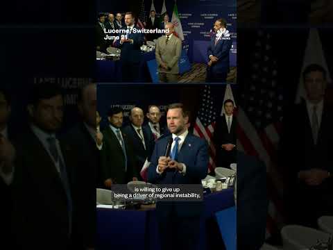Vance speaks before talks with Iran in Switzerland