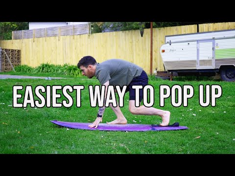 How To Pop Up on a Surfboard- Made Easy