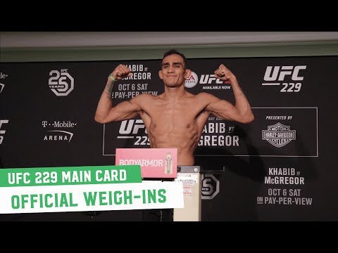 FULL: UFC 229 Official Weigh-Ins