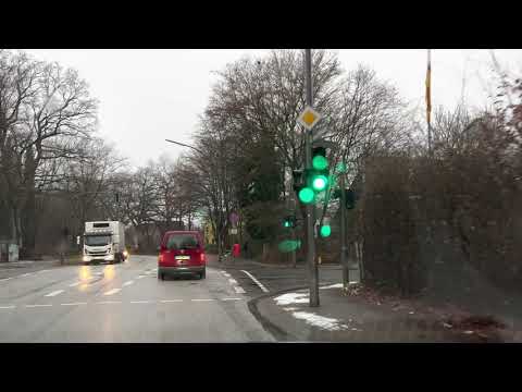from Ahrensburg to Hamburg  December 2021 driving tour 4K HDR Dolby Vision 60fps