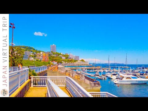 🇯🇵 Atami in Seaside Hot Spring Town -  Japan Walking Tour Vlog | 4K (熱海)