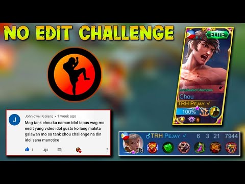 How To Play Tank Chou in SOLO QUEUE? iNSECTiON NO EDIT CHOU TANK GAMEPLAY! | MLBB