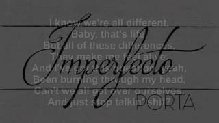 Porta - Imperfecto letra